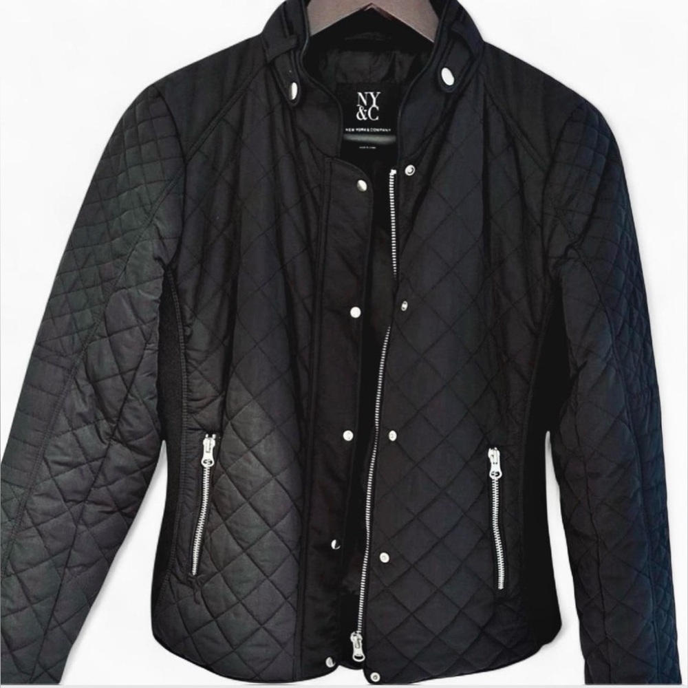 Lightweight Quilted Moto Style Jacket